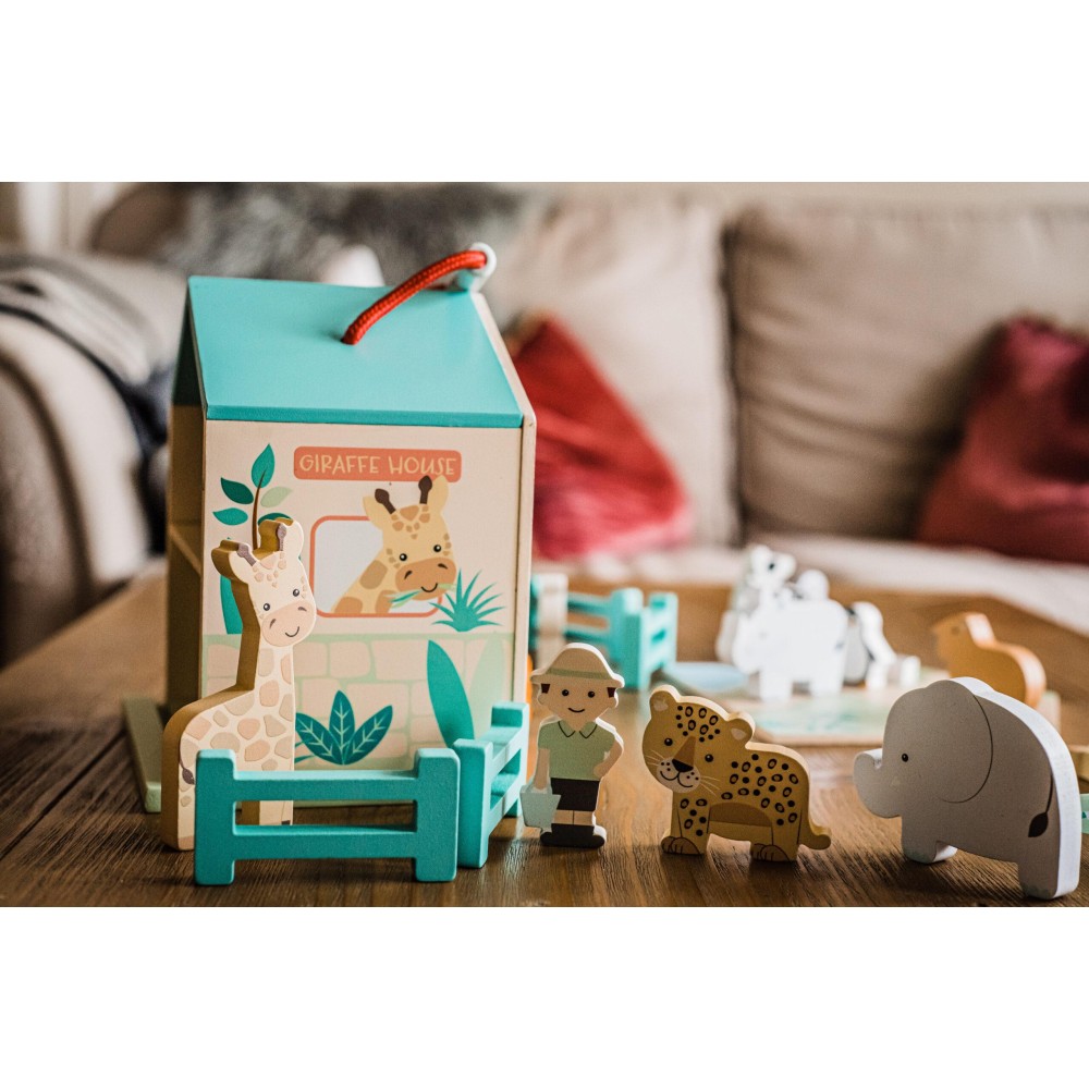 Ξύλινος Ζωολογικός Κήπος Play Set Orange Tree Toys (FSC®)