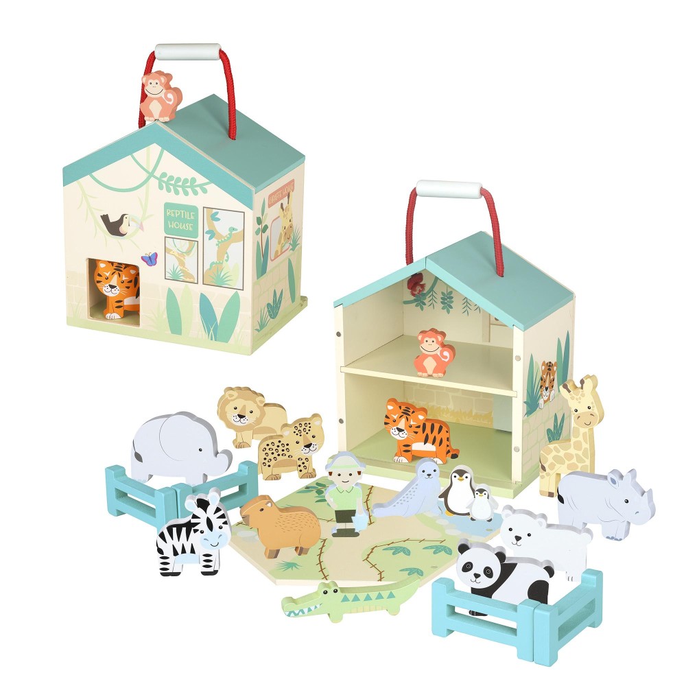 Ξύλινος Ζωολογικός Κήπος Play Set Orange Tree Toys (FSC®)