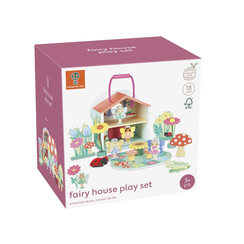 Ξύλινο Νεραϊδόσπιτο Play Set Orange Tree Toys (FSC®)