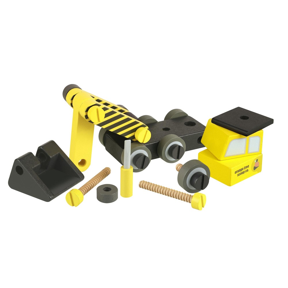 Συναρμολογούμενος Εκσκαφέας Construction Orange Tree Toys (FSC®)