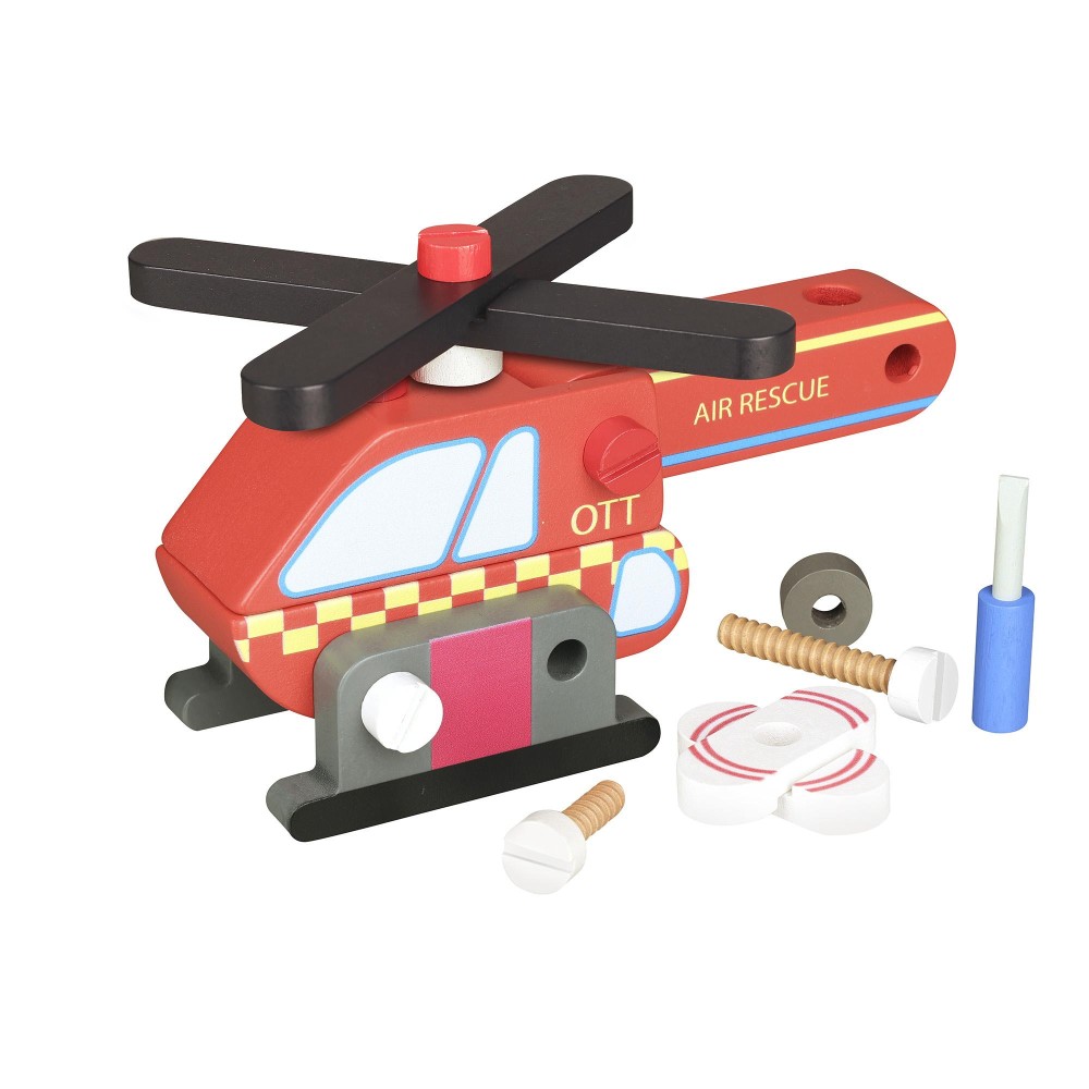 Συναρμολογούμενο Ελικόπτερο Emergency Services Orange Tree Toys (FSC®)
