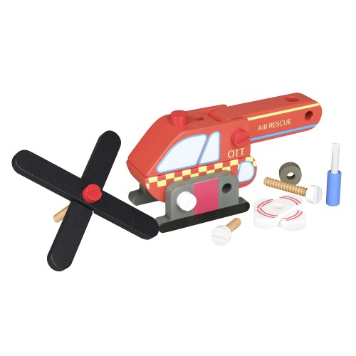 Συναρμολογούμενο Ελικόπτερο Emergency Services Orange Tree Toys (FSC®)