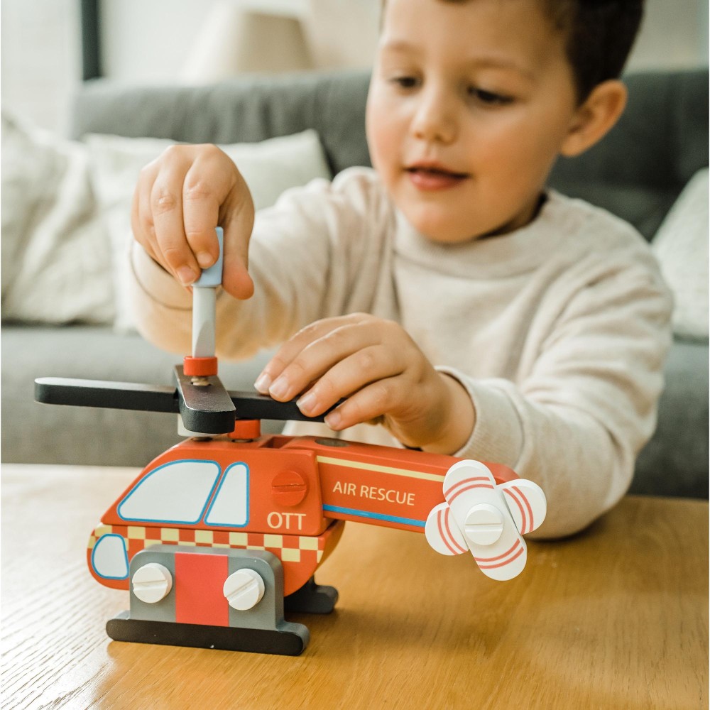 Συναρμολογούμενο Ελικόπτερο Emergency Services Orange Tree Toys (FSC®)