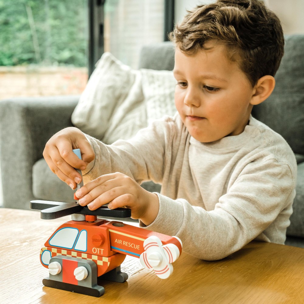 Συναρμολογούμενο Ελικόπτερο Emergency Services Orange Tree Toys (FSC®)