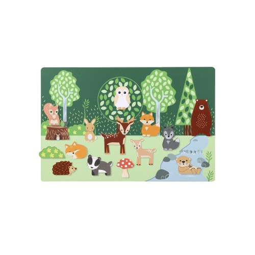 Μαγνητικός Πίνακας με Ζωάκια Woodland Orange Tree Toys (FSC®)
