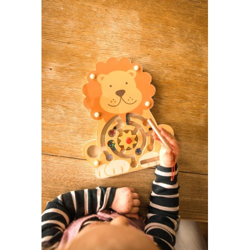 Μαγνητικός Λαβύρινθος Λιοντάρι Animals Orange Tree Toys (FSC®)