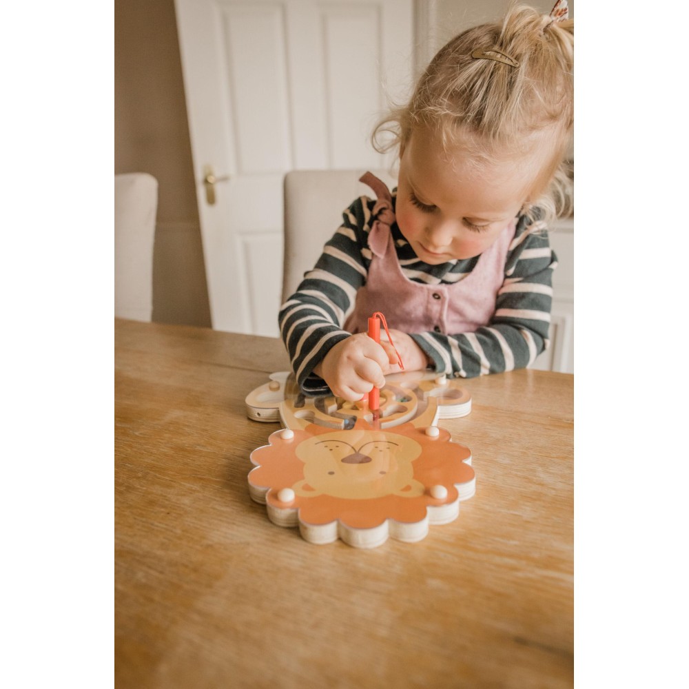 Μαγνητικός Λαβύρινθος Λιοντάρι Animals Orange Tree Toys (FSC®)