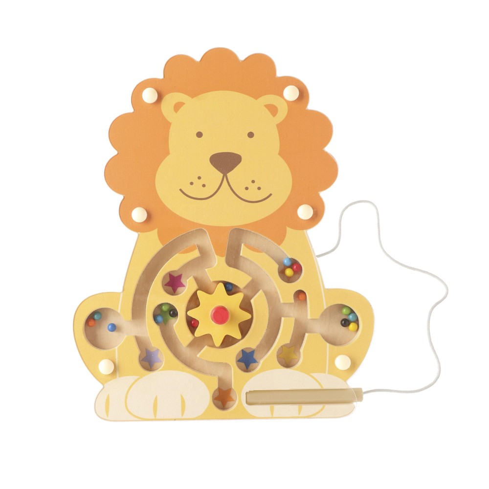 Μαγνητικός Λαβύρινθος Λιοντάρι Animals Orange Tree Toys (FSC®)