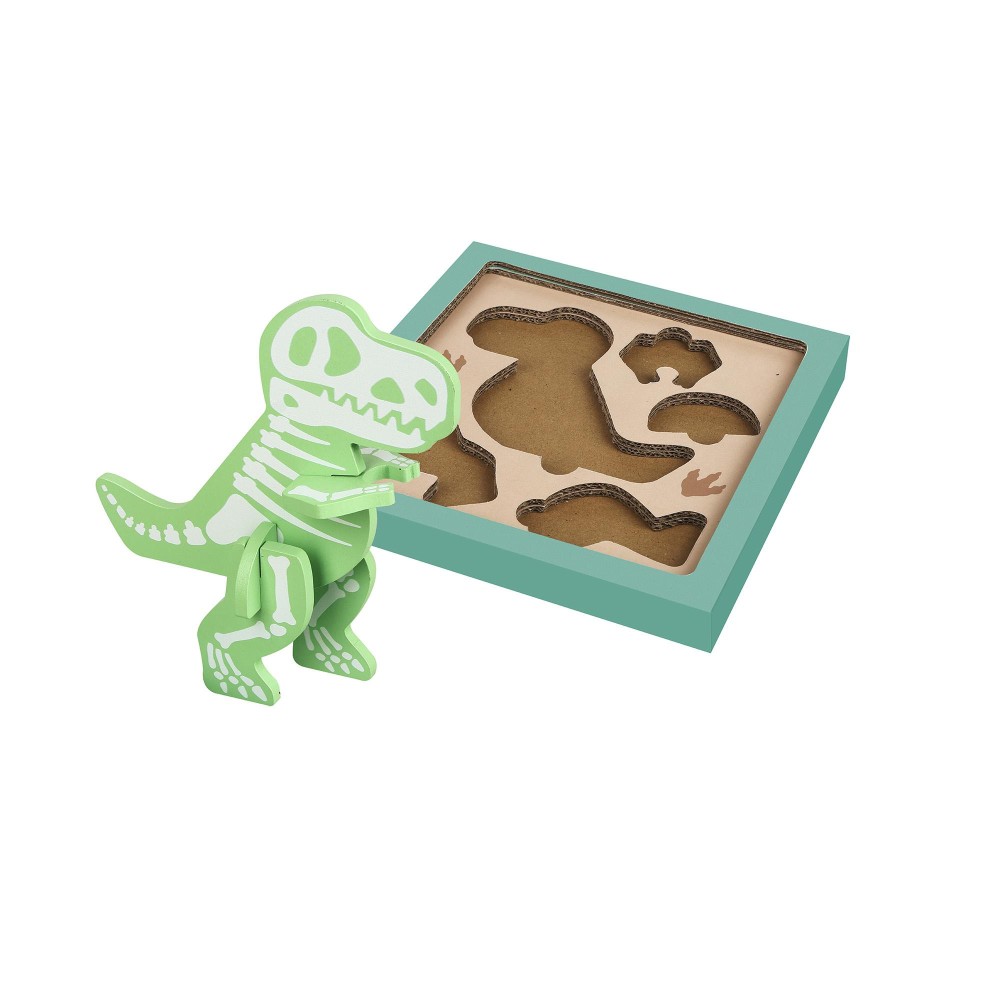 Σετ 2 Παζλ T-Rex Dinosaurs Orange Tree Toys (FSC®)