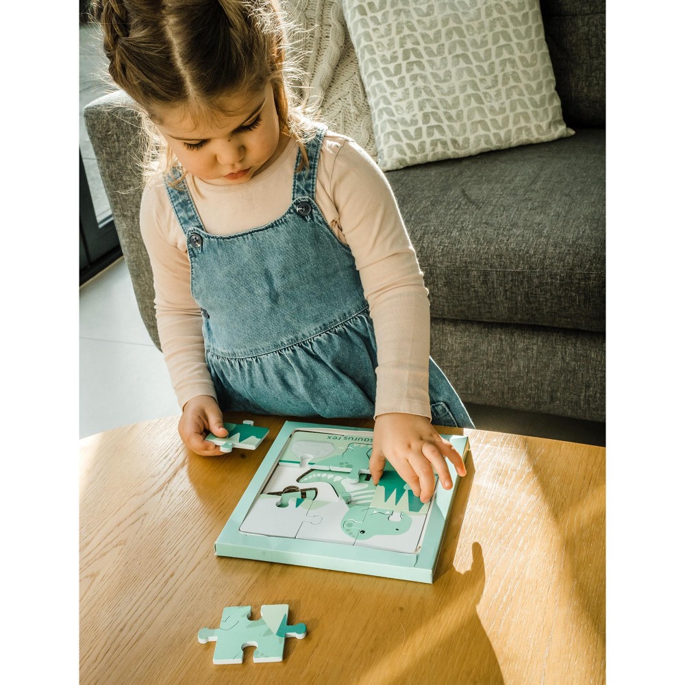 Σετ 2 Παζλ T-Rex Dinosaurs Orange Tree Toys (FSC®)