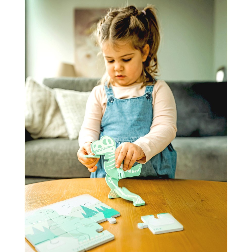 Σετ 2 Παζλ T-Rex Dinosaurs Orange Tree Toys (FSC®)