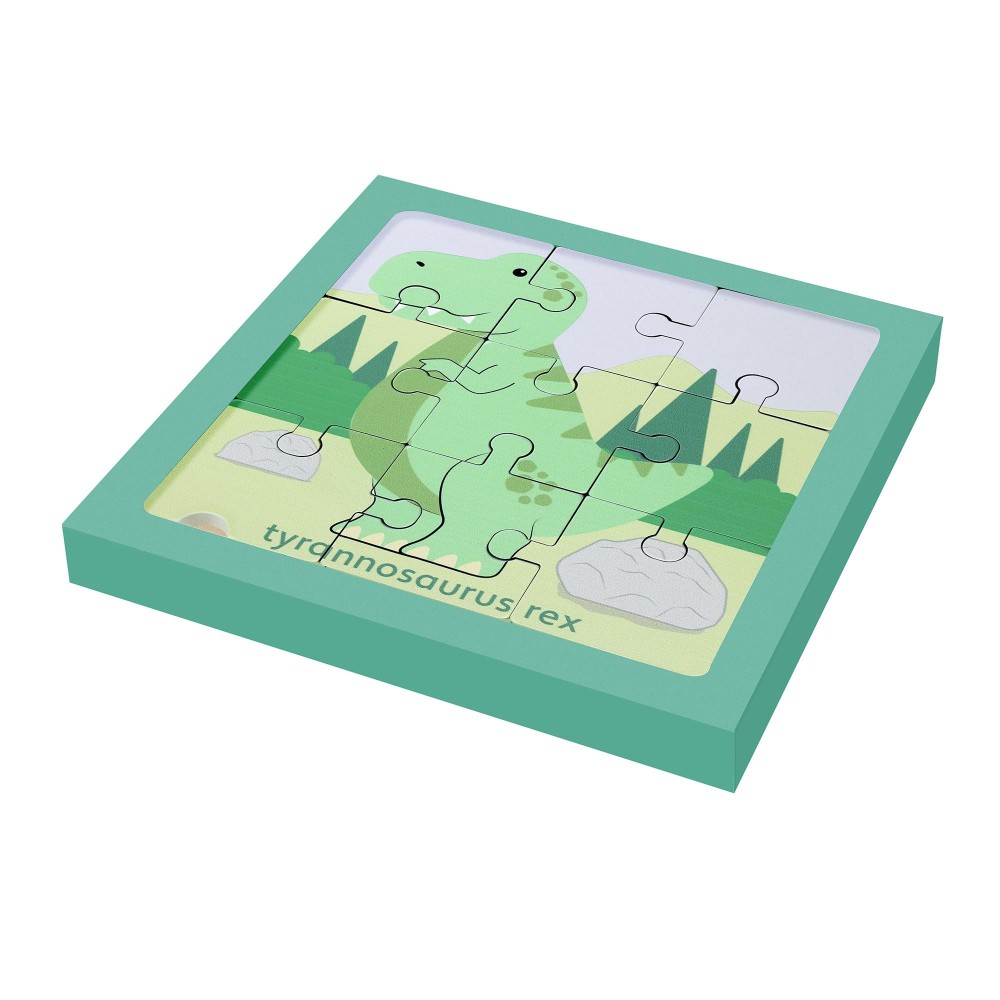 Σετ 2 Παζλ T-Rex Dinosaurs Orange Tree Toys (FSC®)