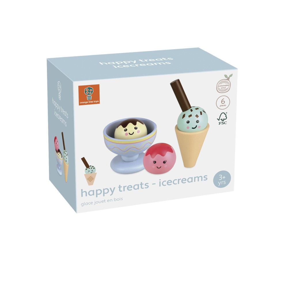 Ξύλινα Παγωτά Happy Treats Orange Tree Toys (FSC®)