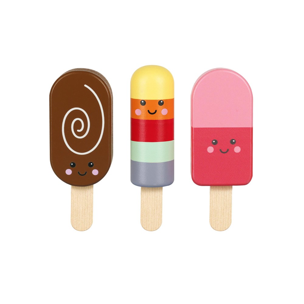 Ξύλινα Παγωτά Ξυλάκια Happy Treats Orange Tree Toys (FSC®)