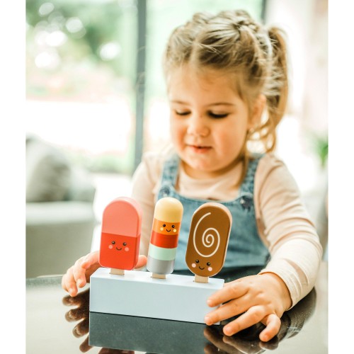 Ξύλινα Παγωτά Ξυλάκια Happy Treats Orange Tree Toys (FSC®)