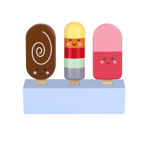 Ξύλινα Παγωτά Ξυλάκια Happy Treats Orange Tree Toys (FSC®)