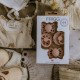 Σετ 4 Πιπίλες FRIGG - Floral Heart Blush 0-6 Μηνών