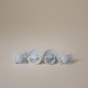 Σετ 4 Πιπίλες FRIGG - Moonlight Sailing Powder Blue 0-6 Μηνών