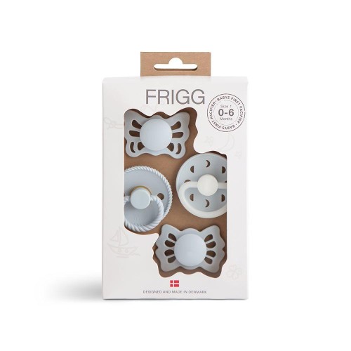 Σετ 4 Πιπίλες FRIGG - Moonlight Sailing Powder Blue 0-6 Μηνών