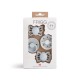 Σετ 4 Πιπίλες FRIGG - Moonlight Sailing Powder Blue 0-6 Μηνών