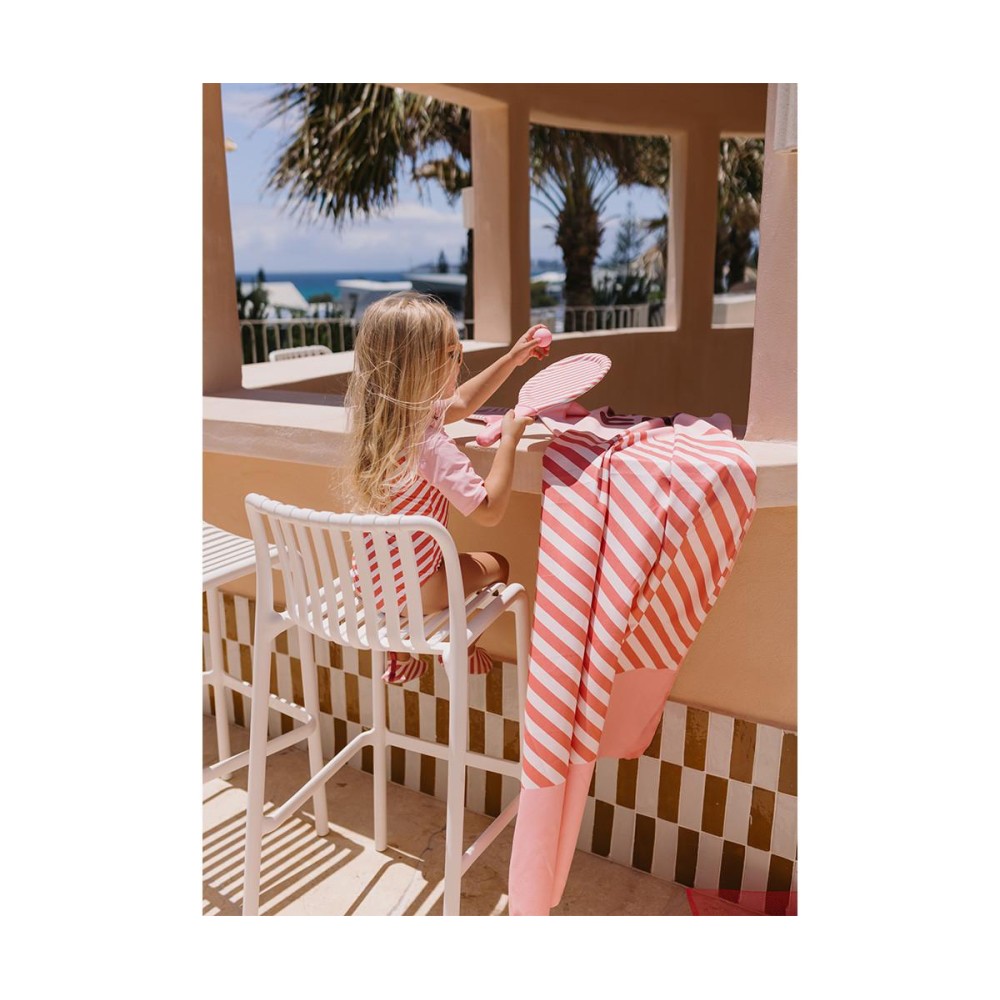 Πετσέτα Θαλάσσης 160x90cm Stripes Bloom&Blush - Monnëka
