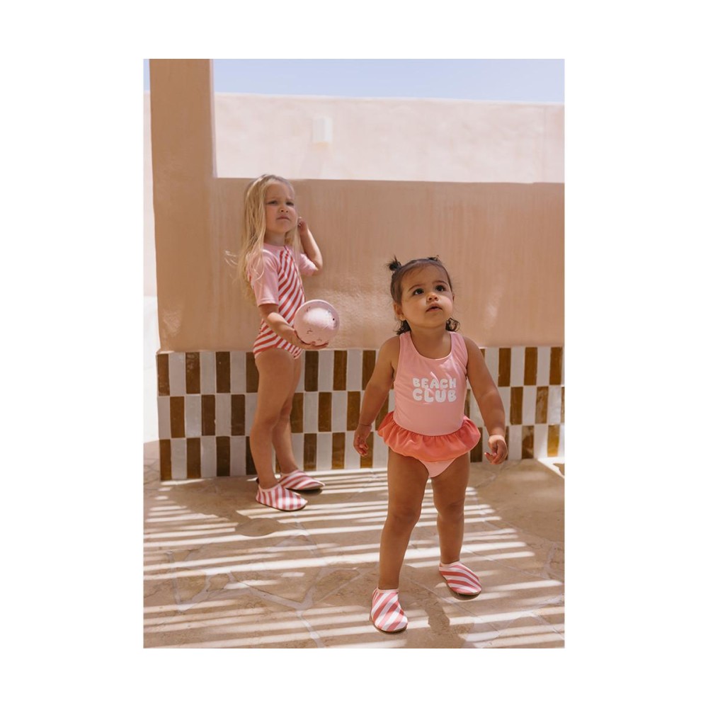 Αντιολισθητικά Μποτάκια Παραλίας Stripes Bloom&Blush 22-23 - Monnëka