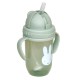 Παγούρι με Χερούλια και Καλαμάκι 260ml Miffy Green KOKO