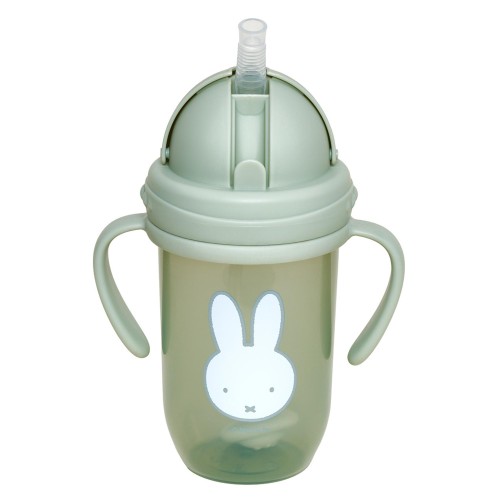 Παγούρι με Χερούλια και Καλαμάκι 260ml Miffy Green KOKO