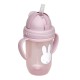 Παγούρι με Χερούλια και Καλαμάκι 260ml Miffy Pink KOKO