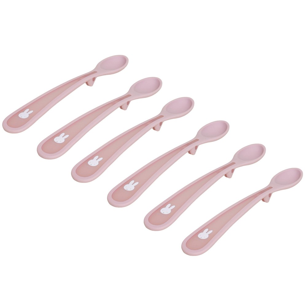Σετ 6 Κουταλάκια 17cm με Μαλακή Λαβή Miffy Pink KOKO