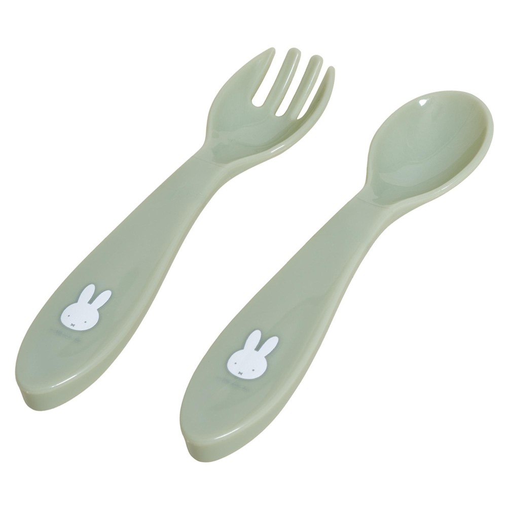 Σετ Κουταλάκι και Πηρούνι 16 cm Miffy Green KOKO