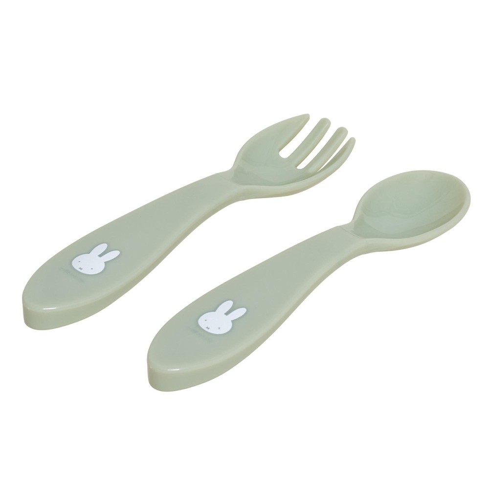 Σετ Κουταλάκι και Πηρούνι 16 cm Miffy Green KOKO