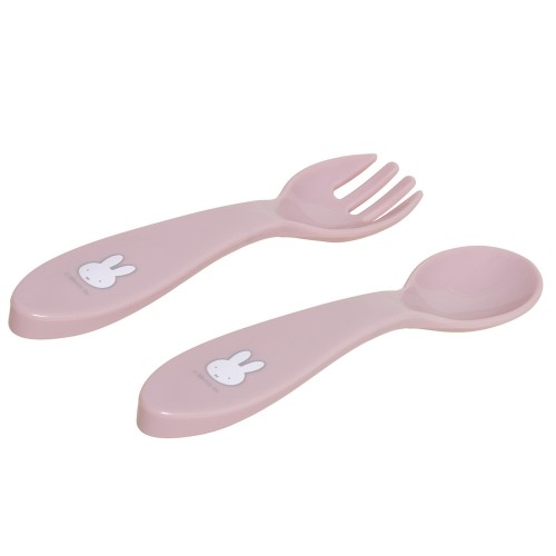 Σετ Κουταλάκι και Πηρούνι 16 cm Miffy Pink KOKO