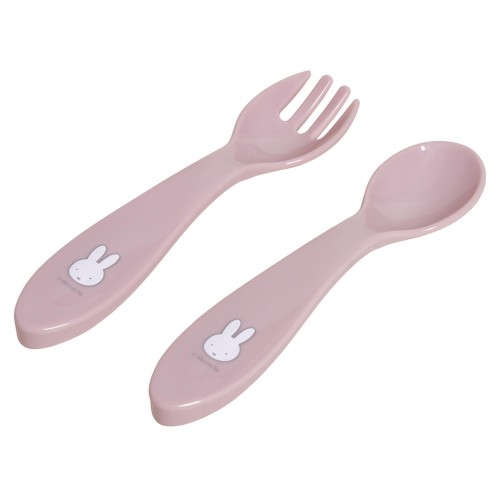 Σετ Κουταλάκι και Πηρούνι 16 cm Miffy Pink KOKO