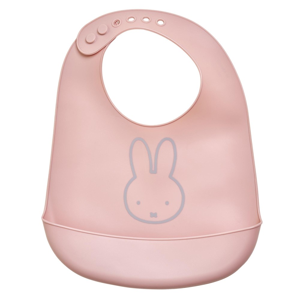 Σαλιάρα Σιλικόνης Miffy Pink KOKO