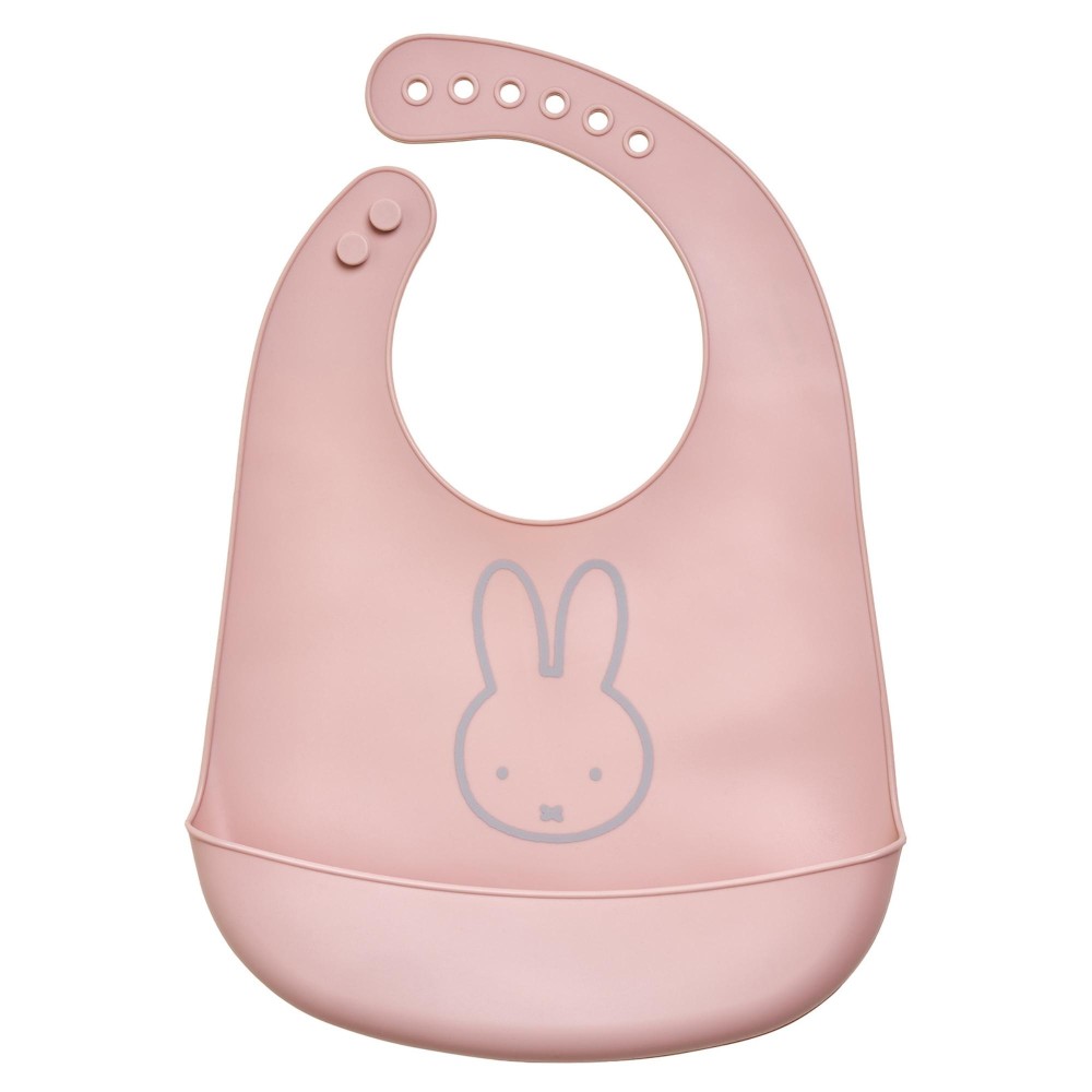 Σαλιάρα Σιλικόνης Miffy Pink KOKO
