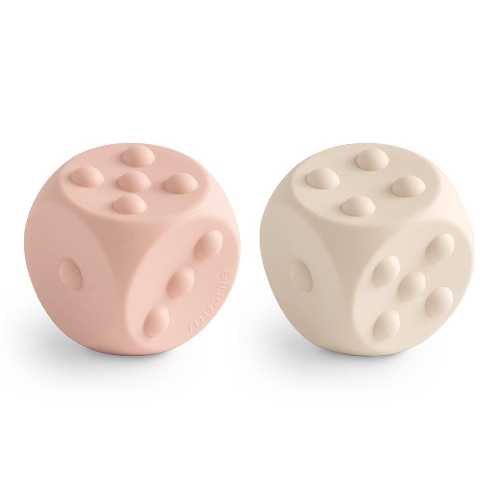 Παιχνίδι Dice Press Toy Blush/Shifting Sand Mushie