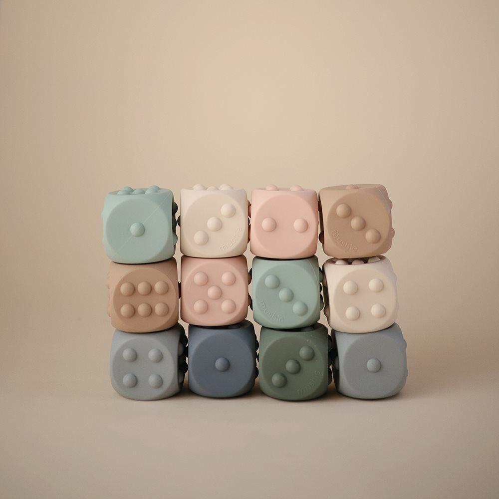 Παιχνίδι Dice Press Toy Blush/Shifting Sand Mushie